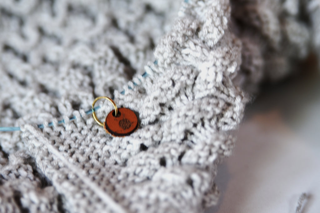 Leather Stitch Markers - Icon