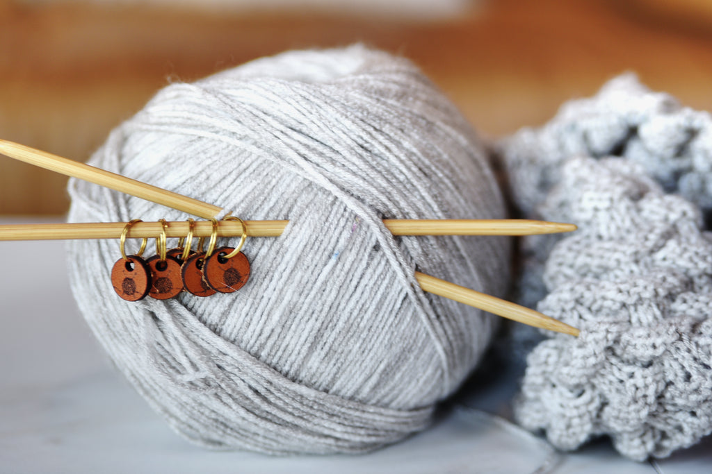 Leather Stitch Markers - Icon