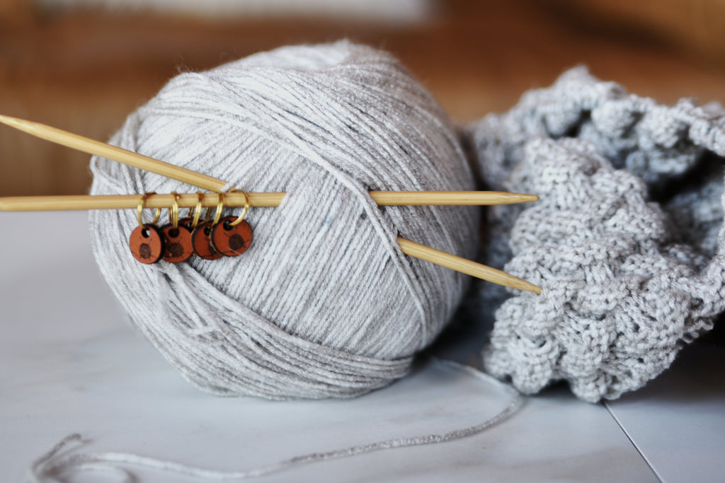 Leather Stitch Markers - Icon