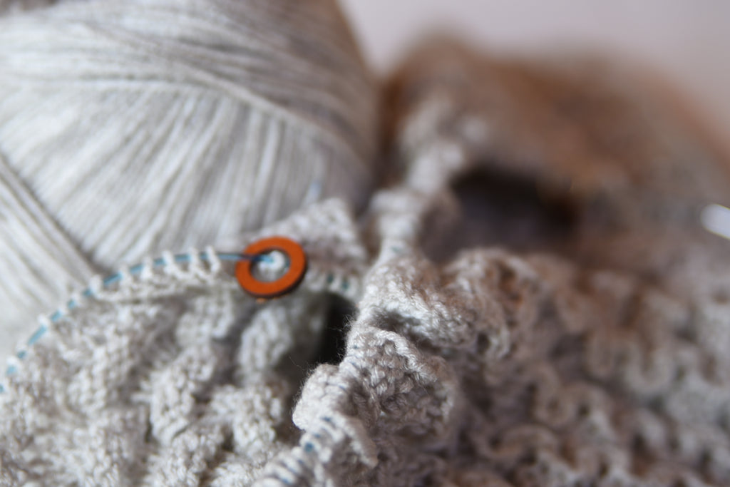 Leather Stitch Markers - Donuts