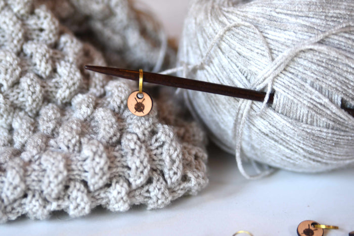 Leather Stitch Markers - Icon