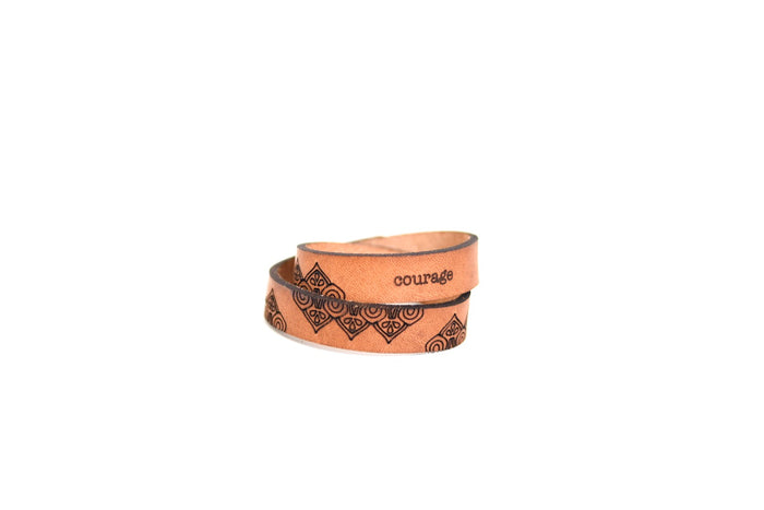 Diffuser Wrap Bracelet Mandala Courage
