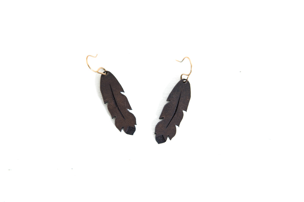 Diffuser Earrings Boho Feathers