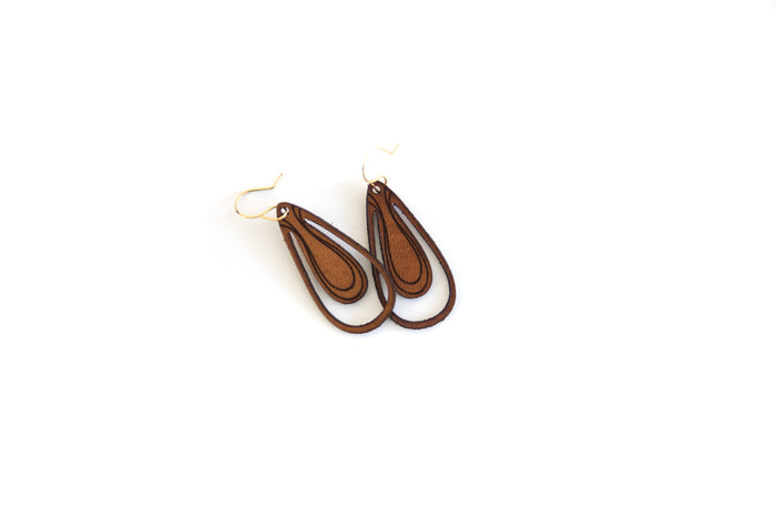 Diffuser Earrings Etched Drops